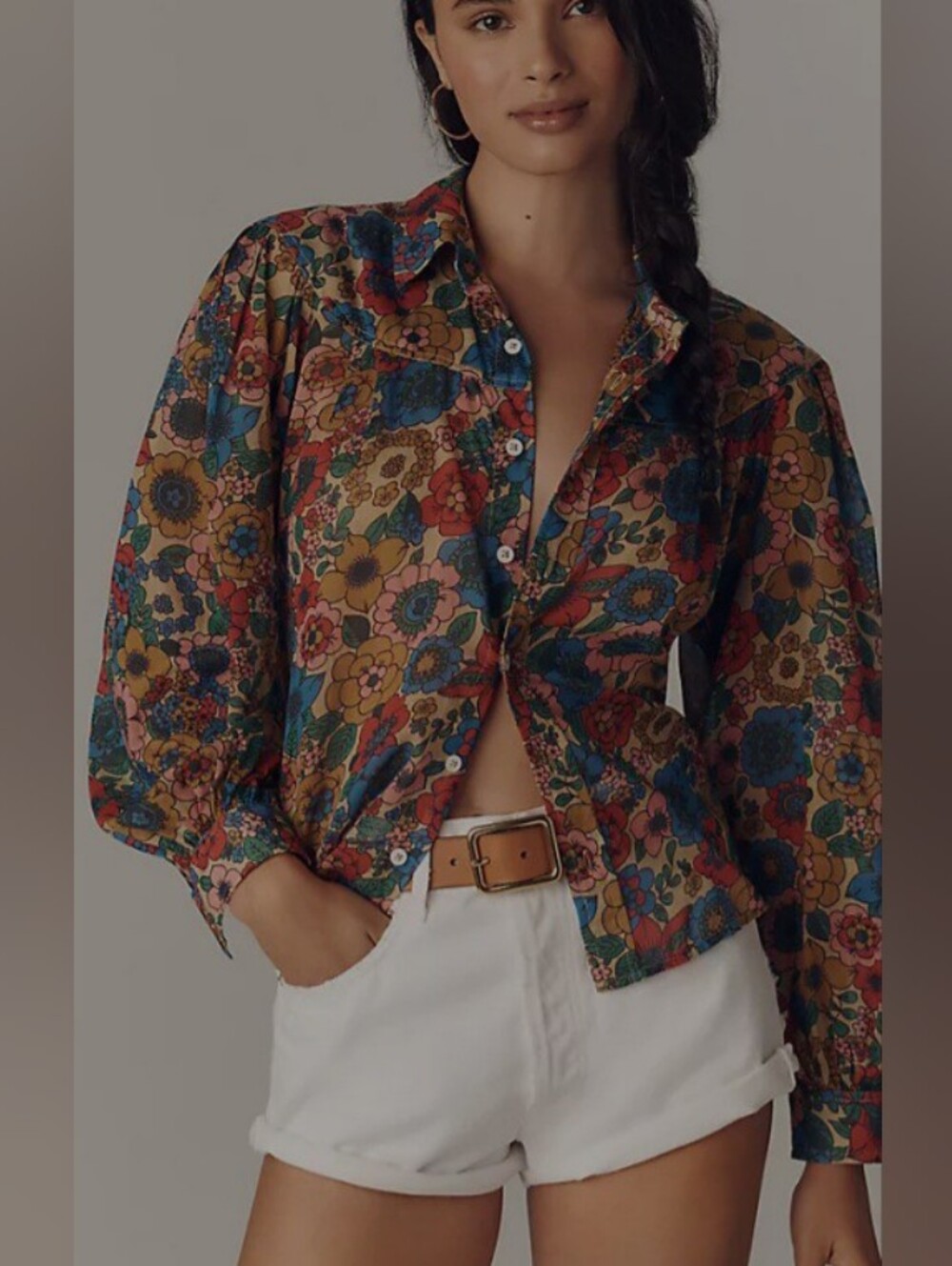 MOTHER The Rhapsody Exes Button- down Blouse XS